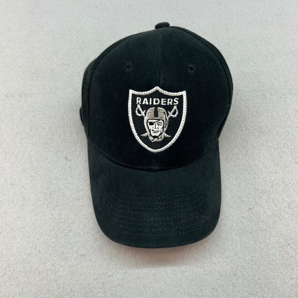 Oakland Raiders LightWear Fiber Optic Light Up Hat NFL Baseball Cap Black